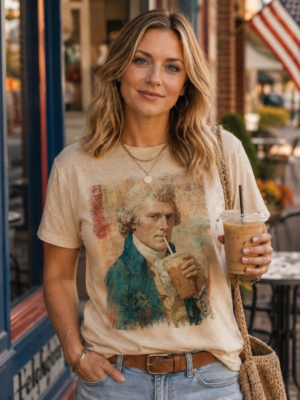 Thomas Jefferson Coffee Lover Shirt Hatman's original luxury tee
